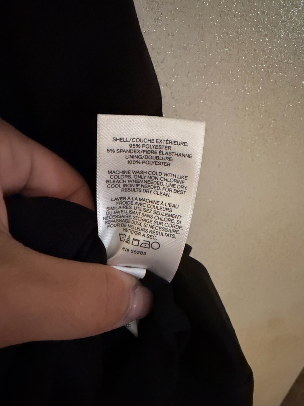 Express Black Ruffle Mini Dress - Picture 5 of 5